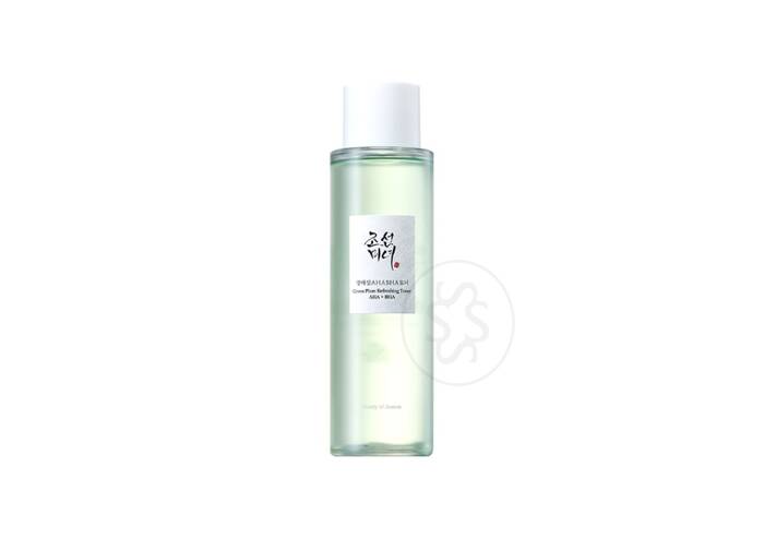 Делікатний тонік-ексфоліант для щоденного використання BEAUTY OF JOSEON Green Plum Refreshing Toner AHA + BHA 150 мл