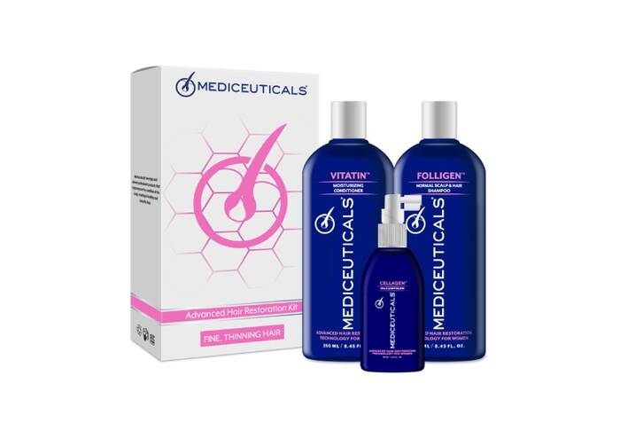 Набір для стимулювання росту нормального та тонкого волосся MEDICEUTICALS Advanced Hair Restoration Fine Thinning Hair