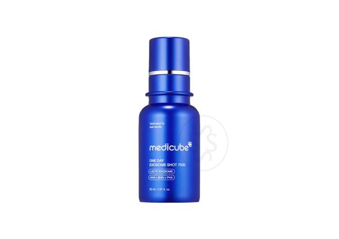 Інтенсивна сироватка з екзосомами та спікулами для звуження пор MEDICUBE One Day Exosome Shot Pore Ampoule 7500 30 мл