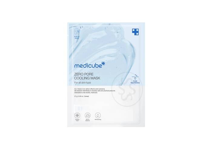 Охолоджувальна маска для звуження пор і контролю жирності шкіри MEDICUBE Zero Pore Cooling Mask 27 г