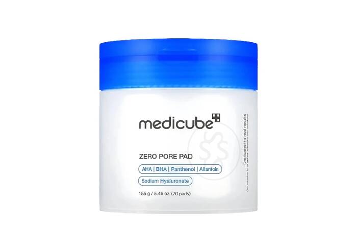 Пілінг-пади для очищення та звуження пор MEDICUBE Zero Pore Pad 2.0 70 шт
