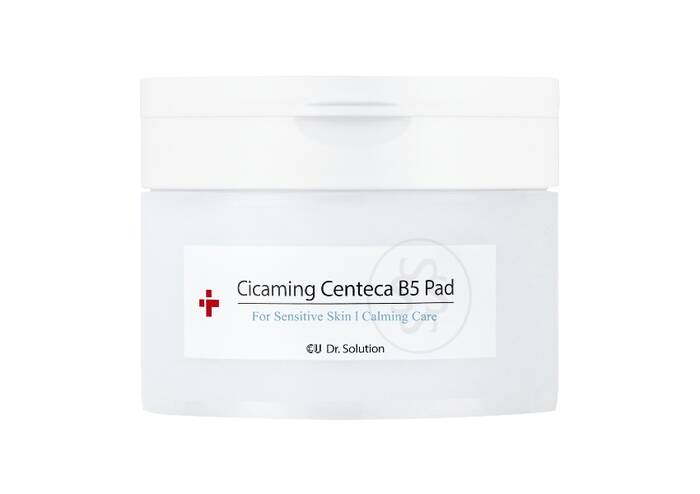 Заспокійливі педи з центелою та пантенолом CU SKIN Dr. Solution Cicaming Centeca B5 Pad 80 шт