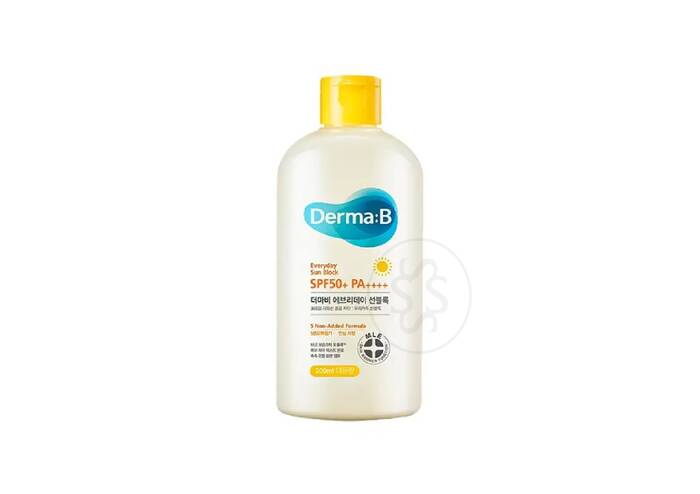 Солнцезащитный крем для лица и тела DERMA-B Everyday Sun Block SPF 50+ PA++++ 200 мл