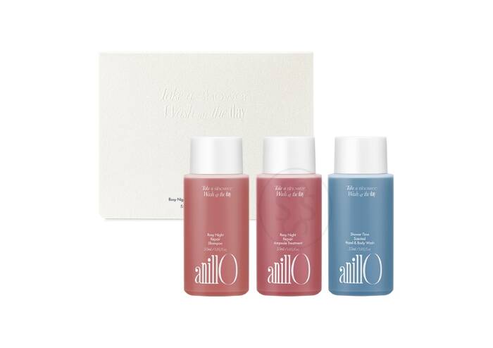 Набор для тела ANILLO Rosy Night & Shower Time Travel Kit
