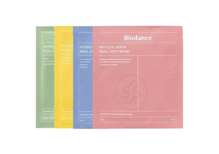 Набір гідрогелевих масок BIODANCE Mask Set 4 шт