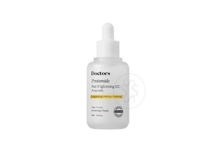Сироватка для освітлення та рівного тону шкіри DOCTORS Pentamide Real Brightening 10C Ampoule 50 мл