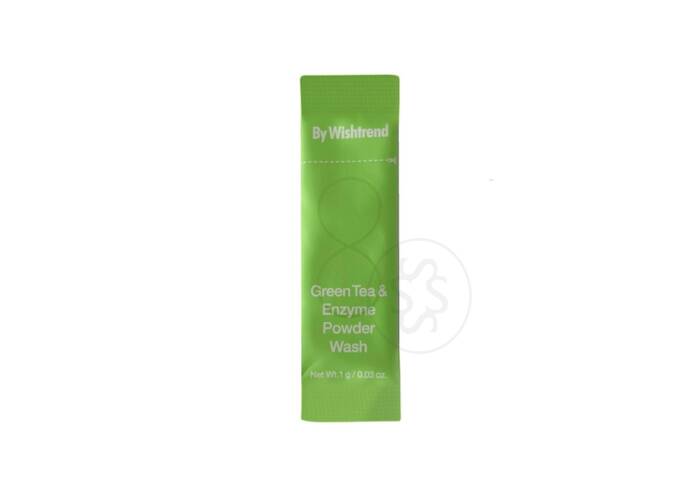Пудра ензимна для вмивання з ароматом матчі BY WISHTREND Green Tea & Enzyme Powder Wash 1 г