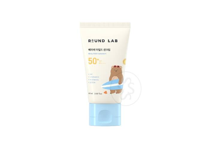 Детский солнцезащитный крем ROUND LAB Baby Mild Sunscreen 60 мл