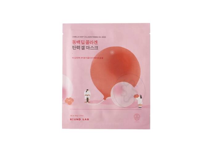 Гелевая маска с коллагеном ROUND LAB Camellia Deep Collagen Firming Gel Mask 1 шт