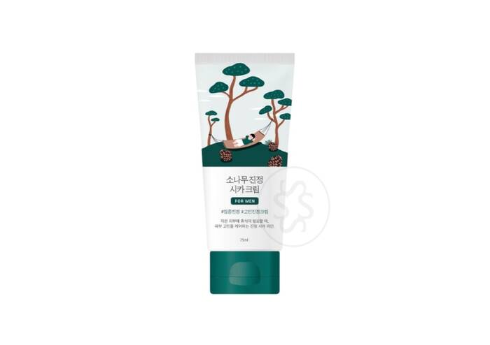 Успокаивающий крем для мужчин ROUND LAB For Men Pine Calming Cica Cream 75 мл