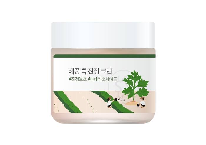 Заспокійливий крем з морським полином ROUND LAB Mugwort Calming Cream 80 мл