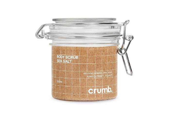 Солевой скраб для тела с AHA-кислотами CRUMB Vetiver & Bergamot 200 мл