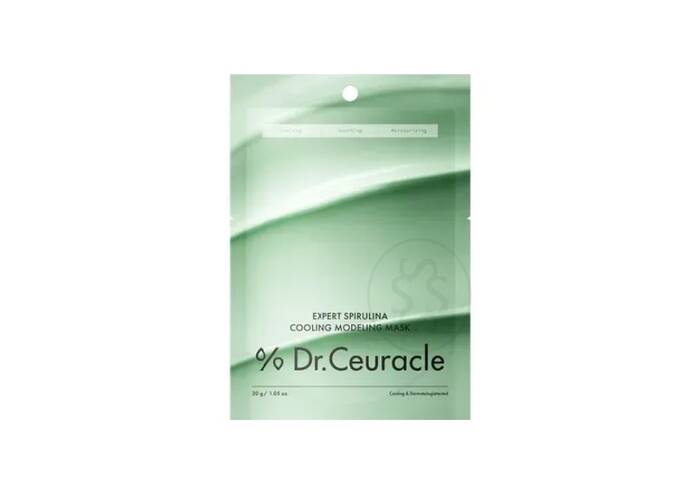 Альгінатна маска зі спіруліною проти набряків DR. CEURACLE Expert Spirulina Modeling Mask 30 г