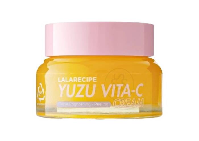 Освітлюючий крем з ніацинамідом 5% та екстрактом юдзу LALARECIPE Yuzu vita C Cream 50 мл