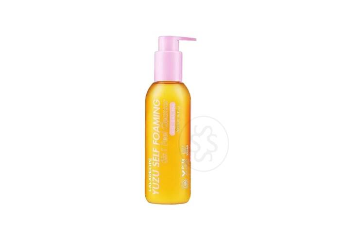 Осветляющая пенка 3-в-1 для умывания с экстрактом юдзу LALARECIPE Yuzu Self Foaming 3in1 Cleanser 200 мл