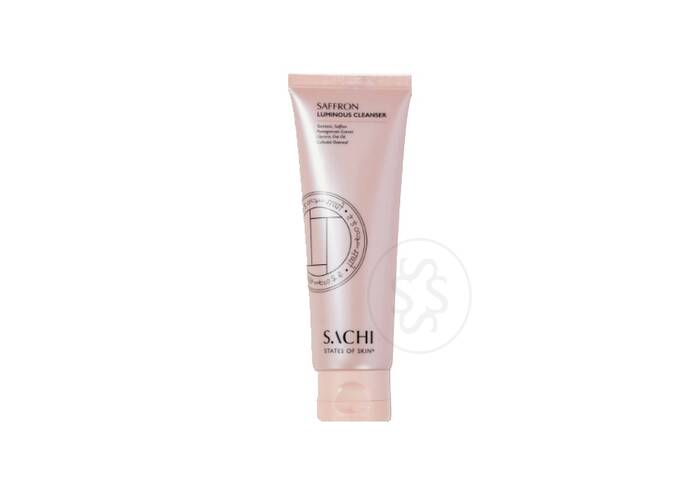 Засіб для очищення шкіри обличчя з шафраном SACHI SKIN Saffron Luminous Cleanser 120 мл (термін до 10.26)