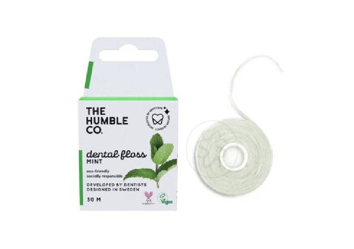 Зубна нитка-флос зі смаком м’яти THE HUMBLE CO Dental Floss Mint 50 мл