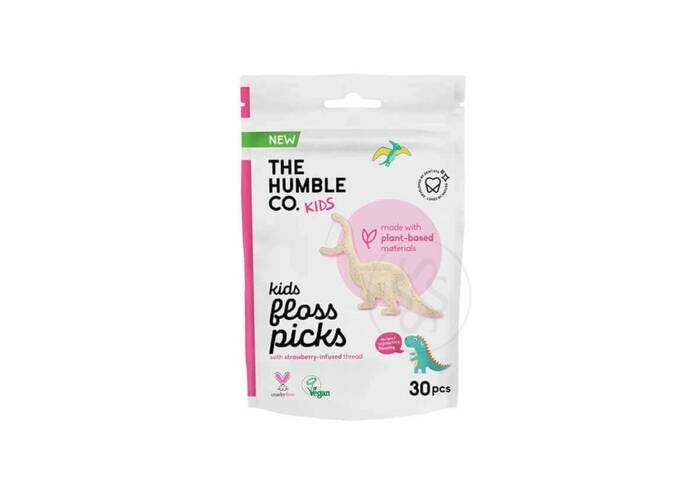 Детский флосс из кукурузного крахмала THE HUMBLE CO Kids Floss Picks 30 шт