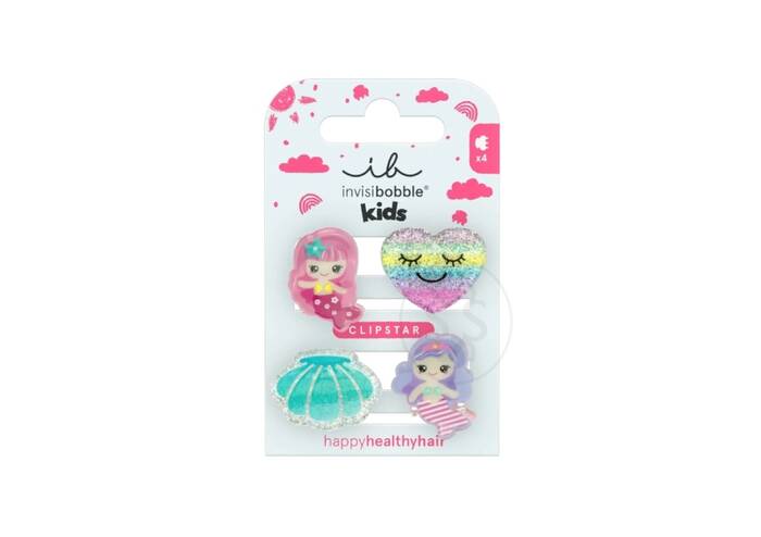 Набор заколок для волос INVISIBOBBLE Clipstar Kids Mermaid Dreams 4 шт