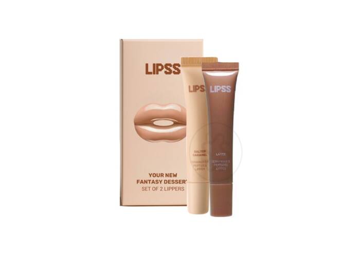 Набір блисків для губ LIPSS Lipper Salted Caramel and Latte Lip Gloss 2 шт