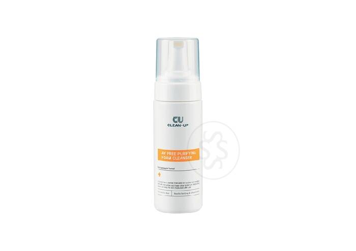 Очищуючий мус для чутливої проблемної шкіри CU SKIN Clean-Up AV Free Purifying Foam Cleanser 180 мл