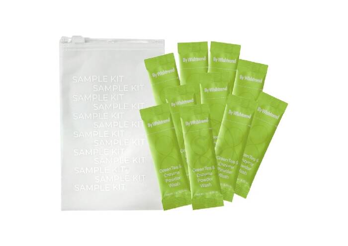 Пудра ензимна для вмивання з ароматом матчі BY WISHTREND Green Tea & Enzyme Powder Wash 1 г х 10 шт