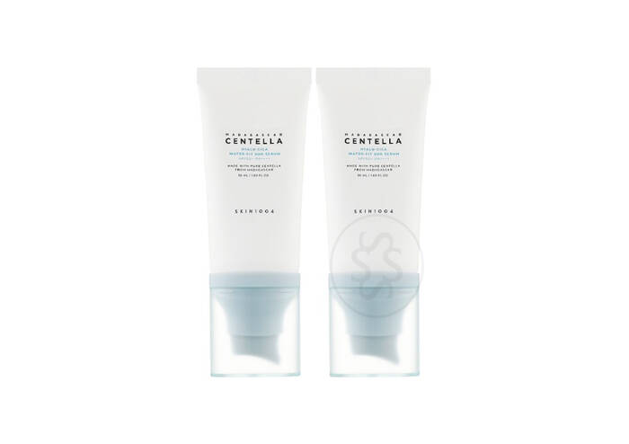 Набір сонцезахисних крем-сироваток для обличчя SKIN1004 Madagascar Centella Hyalu-Cica Water-Fit Sun Serum