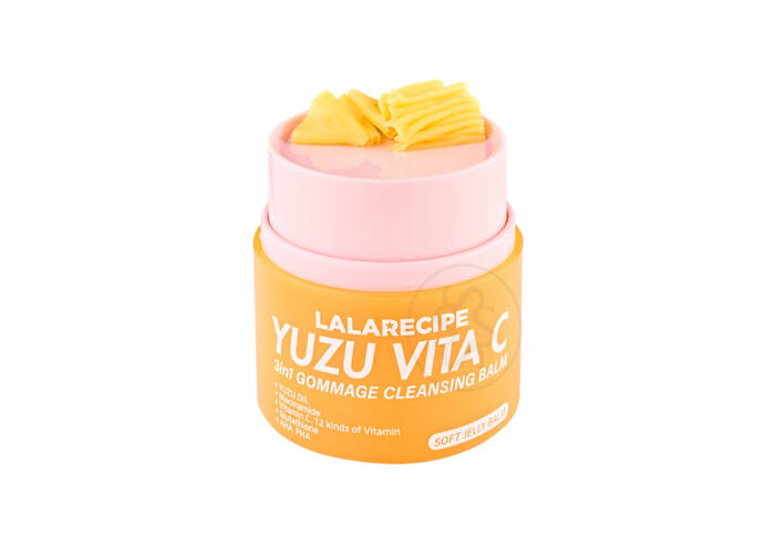 Очищувальний бальзам-гоммаж з екстрактом юдзу LALARECIPE Yuzu Vita C 3in1 Gommage Cleansing Balm 50 мл