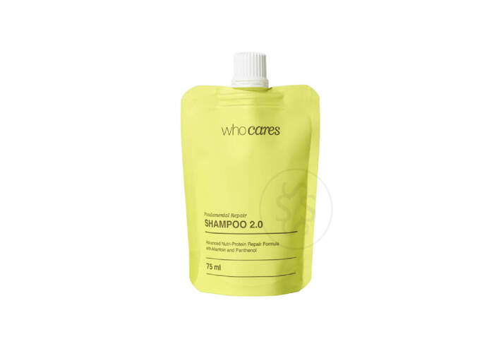 Шампунь для глибокого очищення WHOCARES Shampoo 2.0 Fundamental Repair 75 мл