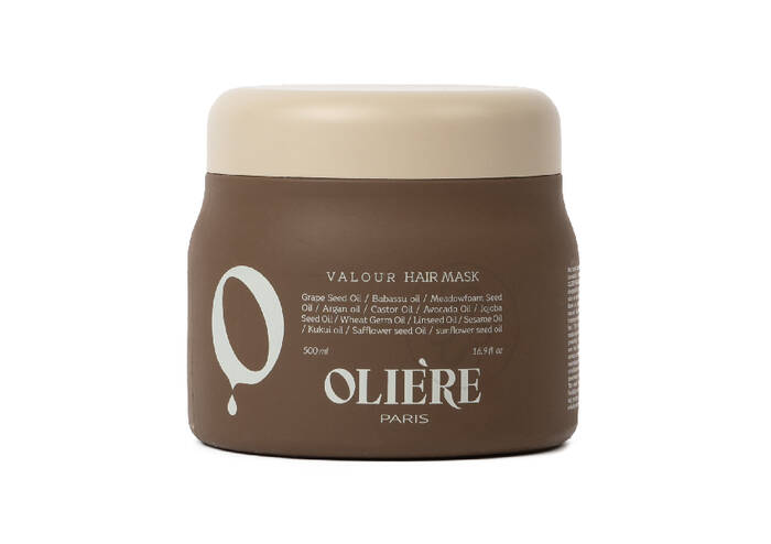 Маска для глибокої реконструкції і зміцнення волосся OLIERE PARIS Valour Hair Mask 500 мл