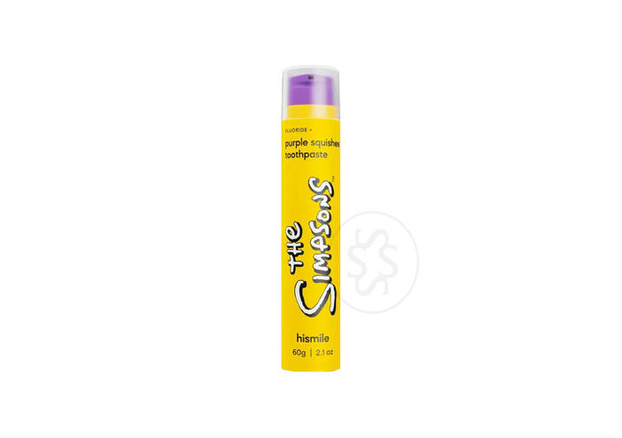 Зубна паста для м'якого відбілювання HISMILE The Simpsons Purple Squishee Toothpaste 60 г