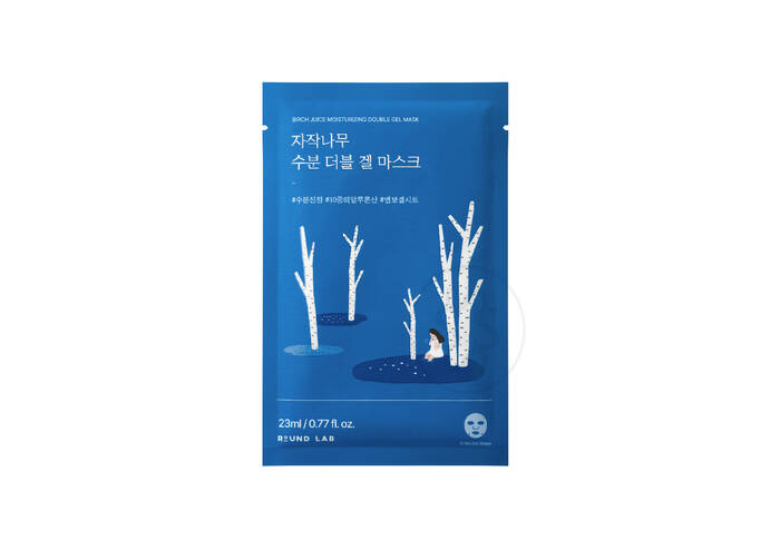 ROUND LAB Birch Juice Moisturizing Double Gel Mask 23 мл