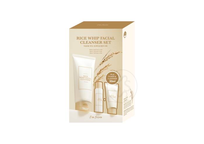 I'M FROM Rice Whip Facial Cleanser Set