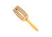 Щітка масажна OLIVIA GARDEN Finger Brush Combo Juicy Orange - Фото 1