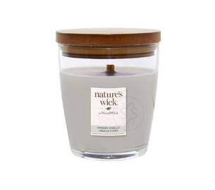 Ароматична свічка з ароматом димної ванілі WOODWICK Nature’s Wick Smoked Vanilla 284 г