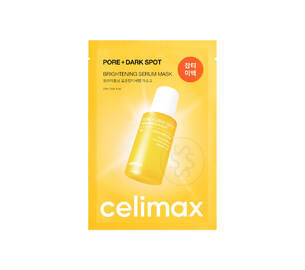 Осветляющая тканевая маска на основе сыворотки CELIMAX Pore + Dark Spot Brightening Serum Mask 27 мл