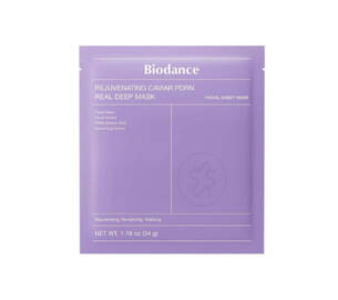 Омолоджуюча гідрогелева маска з ікрою і PDRN BIODANCE Rejuvenating Caviar PDRN Real Deep Mask 1 шт