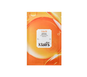 Тканинна маска для обличчя з вітамінним комплексом  DEAR, KLAIRS Vita 10 Radiance Sheet Mask 1 шт