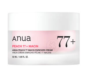 Зволожувальний крем з екстрактом персика та ніацинамідом ANUA Peach 77% Niacin Enriched Cream 50 мл