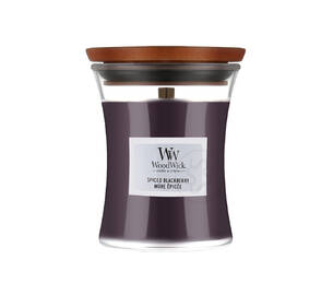 Ароматична свічка з ароматом ожини з корицею WOODWICK Spiced Blackberry 275 г