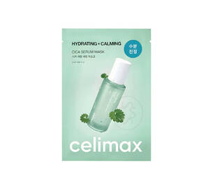 Заспокійлива тканинна маска для обличчя CELIMAX The Real Cica Calming Serum Mask 1 шт