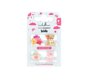 Набір заколок для волосся INVISIBOBBLE Clipstar Kids Bearly Bloomed 4 шт