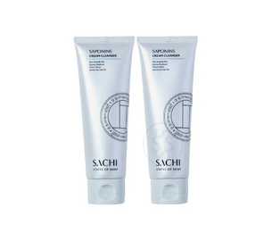 Набір засобів для очищення шкіри обличчя SACHI SKIN Saponins Cream Cleanser 2 шт