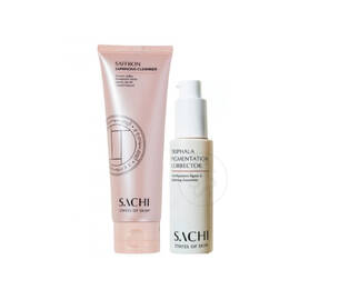Акційний набір  SACHI SKIN Triphala Pigmentation Corrector та Saffron Luminous Cleanser