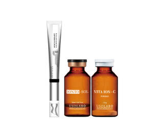 Акційний набір  USOLAB Bio Advanced Lightening Eye Cream + Vita Ion-C Set