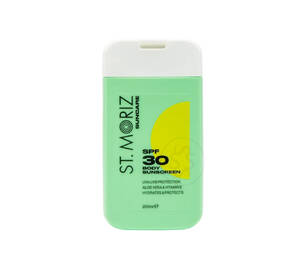 Сонцезахисний лосьйон для тіла ST.MORIZ Suncare SPF 30 Body Sunscreen 200 мл