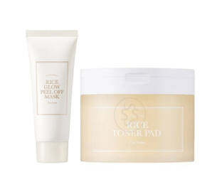 Акційний набір  I’M FROM Rice Glow Peel Off Mask + Rice Toner Pad