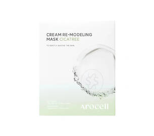 Заспокійлива альгінатна маска з центелою та чайним деревом AROCELL Cream Remodeling Mask Cicatree 5 шт