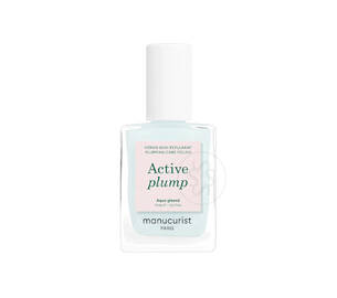 Лак для нігтів з колагеном та перламутровим молочним покриттям MANUCURIST Active Plump Aqua Glazed 15 мл