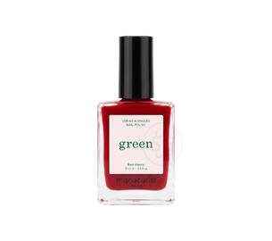 Лак для нігтів з вишнево-червоним відтінком MANUCURIST Green™ Red Cherry 15 мл
